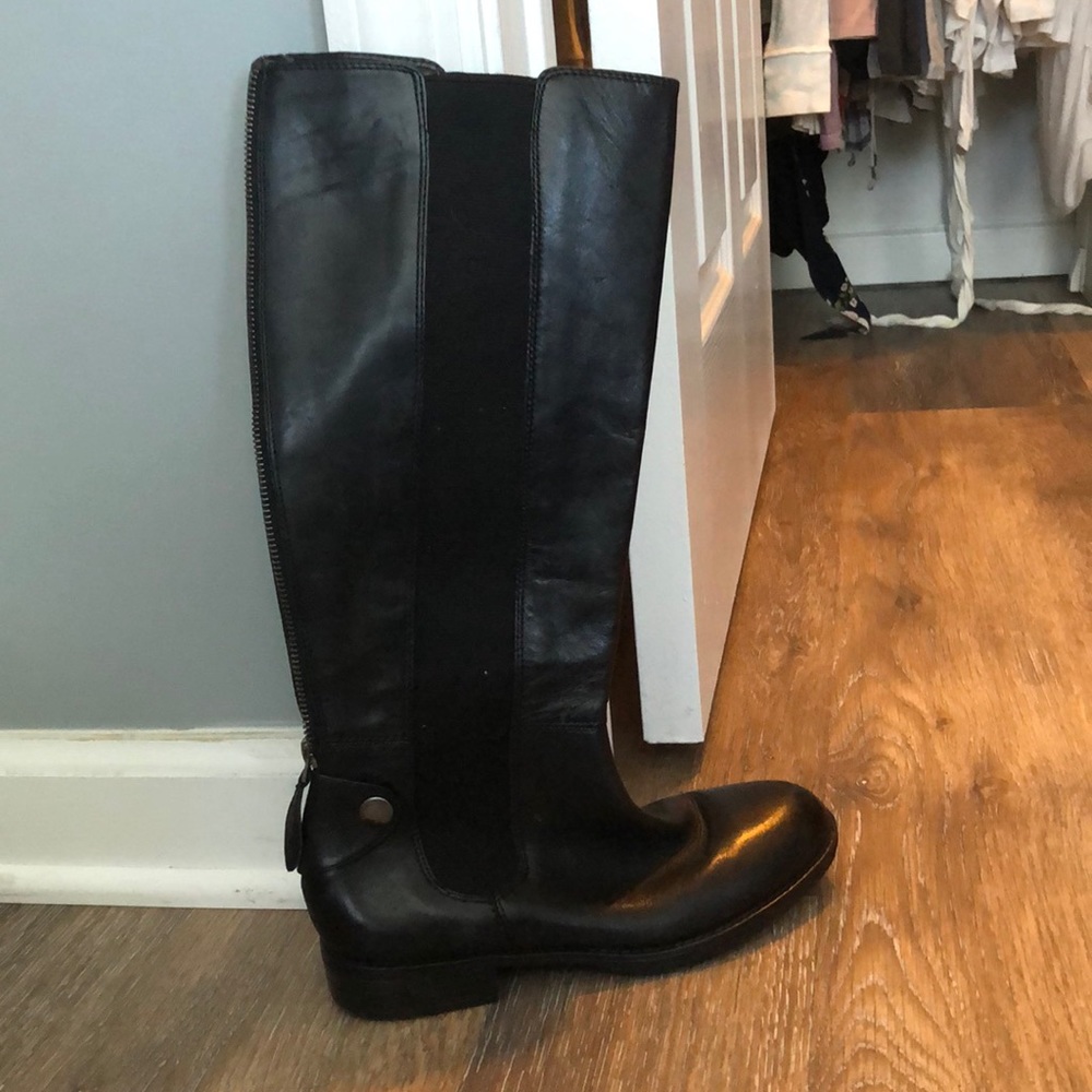 Tall black Franco Sarto boots